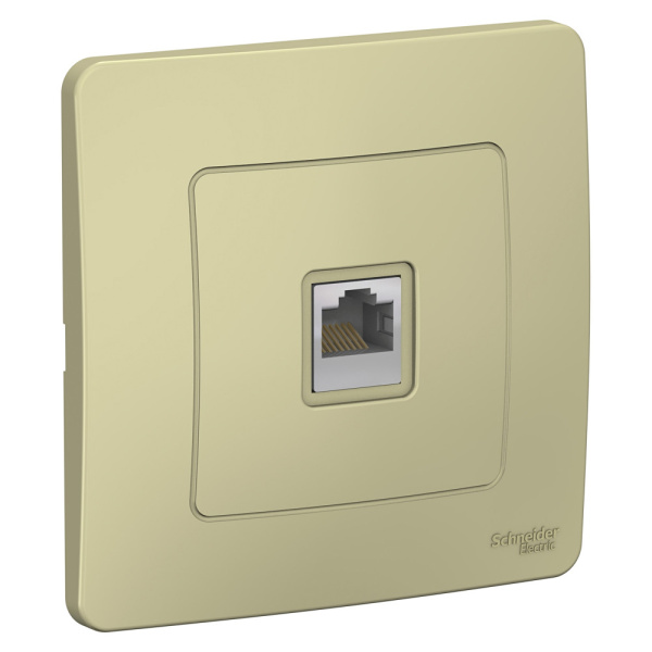 Systeme Electric Blanca внутр Беж Розетка компьютерная RJ45, кат.5E