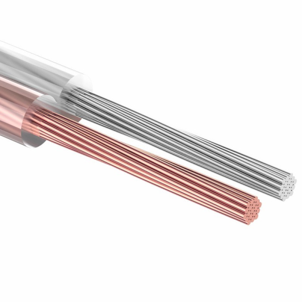 Кабель акустический, 2х2.50 мм², прозрачный SILICON, 10 м. Rexant 01-6308-10