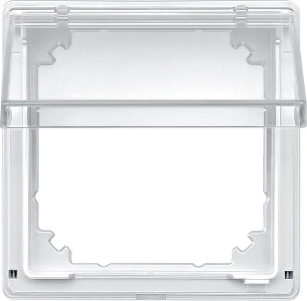 Купить SE Merten Aquadesign Полярно-Бел Кольцо промежуточное с прозрачной крышкой (MTN516919)