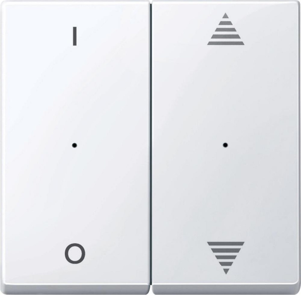 Купить SE Merten KNX\EIB SM Актив Бел Клавиша для модуля 2-кнопочного выключателя, с символами ВВ/ВН,1/0 MTN619525