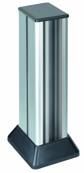 Simon Connect Алюминий/Графит Миниколонна 2-стор.,8 Cima, 601х126,5(158)х109,5(181) мм ALC324-8-14
