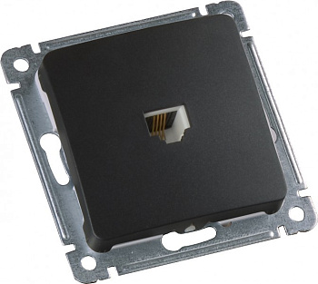 Hegel Мастер внутр Черная РСТ-400-08 Розетка телефонная, механизм