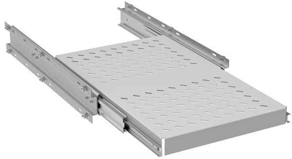 IEK ZPAS ITK Полка выдвижная серверная 140кг 700мм серый ZP-SS35-H-00-78