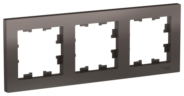 Купить Systeme Electric AtlasDesign Мокко Рамка 3-ая, универсальная