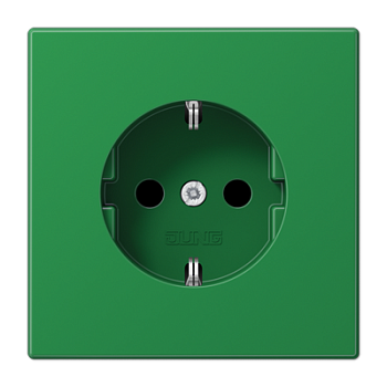 JUNG SCHUKO розетка, зеленый LS1520BFGN