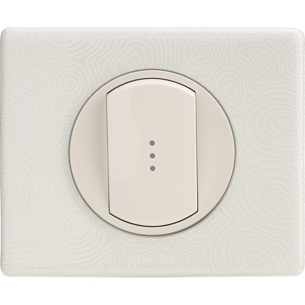 Купить Legrand Celiane Фарфор Рамка Белая Феерия 1 пост (2 модуля) 069351