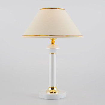 Eurosvet Настольная лампа 60019/1 глянцевый белый 00000079887