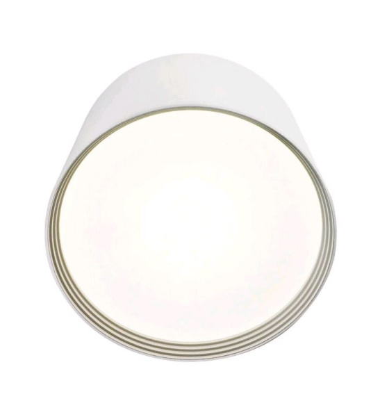 Kink Light 05412,01 Светильник Медина белый d12 h9 Led 18w (4000k)