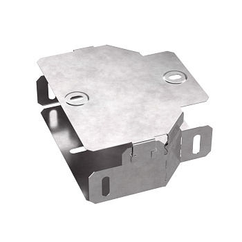 Промрукав Переходник симметричный с крышкой Стандарт 100х50х50 PR16.0565