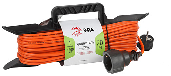 ЭРА UFx-1e-3x0.75-20m-IP44 Удлинитель силовой на рамке c/з 1 гн 20м ПВС 3x0.75