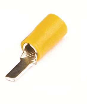 DKC Наконечник штыревой плоский с изолир.фланцем 2,5-6 кв.мм 3,9х13 мм (НШПИ)