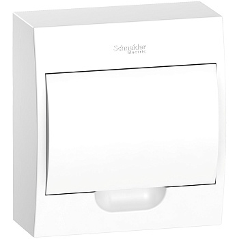 Systeme Electric EASY 9 Корпус навесной с белой дверью 1ряд/8мод, IP40,IK07,63А, 2 клеммы