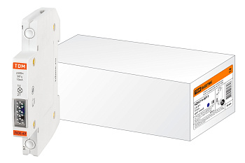 TDM Лампа сигнальная компактная ЛСК-47 синяя (LED) AC/DC SQ0214-0011