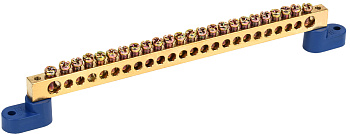 IEK Шина N ноль на двух угловых изол ШНИ-8х12-24-У2-С