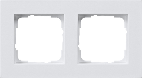Gira Белый Рамка 2-ая заподлицо 0212225