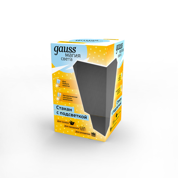 Купить Gauss Стакан с подсветкой модель LCUP Party 3XLR44 LED 5/90 LC004