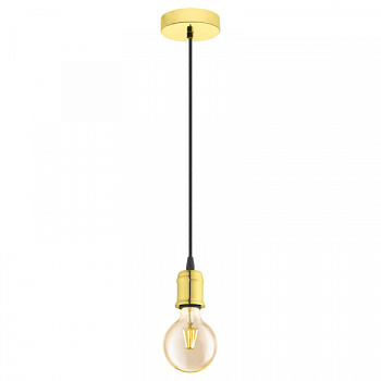 Eglo 32538 Подвес YORTH, 1х60W (E27), 100, H2000, сталь, латунь