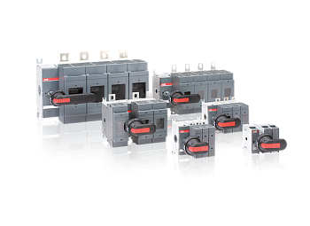 ABB OS125 Рубильник OS125GD04F без ручки под предохранители DIN-00 1SCA115685R1001