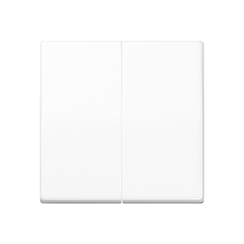 JUNG AS 500 Белая Накладка светорегулятора 2-х канального нажимного AS1565.07WW