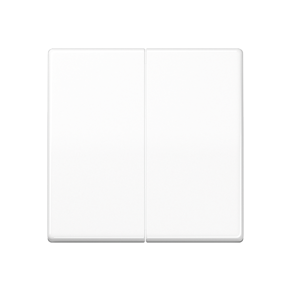 JUNG AS 500 Белая Накладка светорегулятора 2-х канального нажимного AS1565.07WW