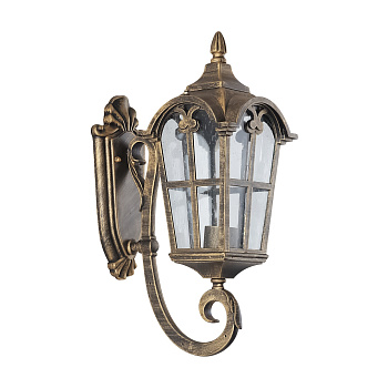 Maytoni Outdoor Черный с Золотом Светильник настенный (бра) O413WL-01GB1