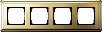 Gira ClassiX Латунь/Латунь Рамка 4-ая 0214631