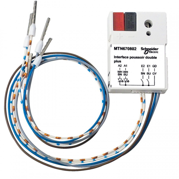 SE Merten KNX Бинарный вход/выход 2-канальный в монт коробку MTN670802