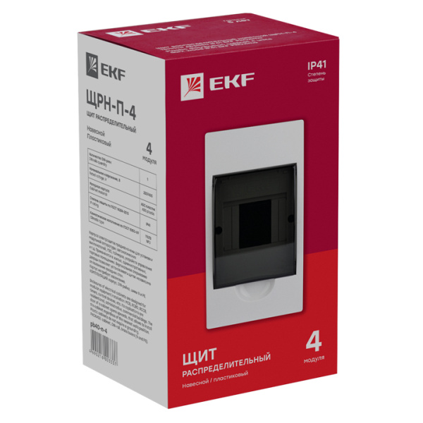 Купить EKF PROxima Щит распред. навесной ЩРН-П- 4 IP41