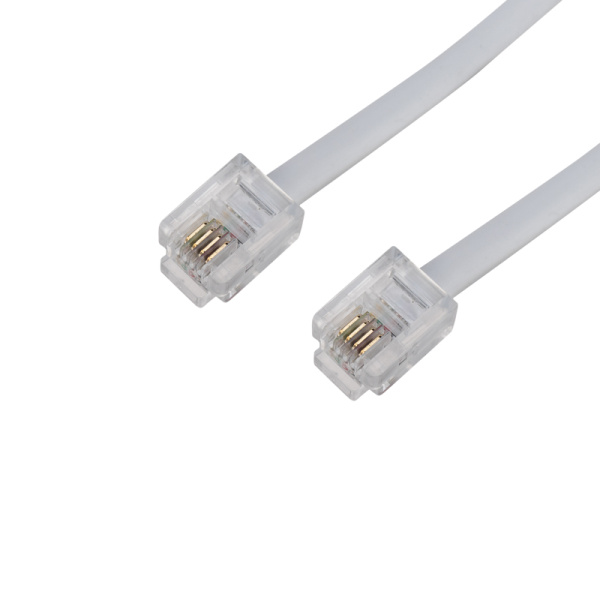 Телефонный удлинитель 25М белый Rexant 18-3251