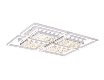 Ambrella Потолочный светодиодный светильник с пультом FA119/4 WH белый 228W 910*710*110 (ПДУ РАДИО 2.4)