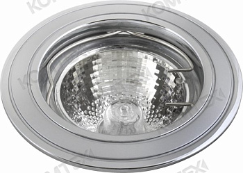 Comtech Corona Светильник галогеновый встраиваемый MR16 1x50W GU5.3 хром/мат.хром/хром P00366 Comtech Corona Светильник галогеновый встраиваемый MR16 1x50W GU5.3 хром/мат.хром/хром P00366