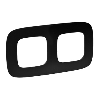 Legrand Valena ALLURE Матовый черный Рамка 2-ая 754402