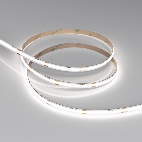 Купить Arlight Лента COB-X480-8mm 24V White6000 (8 W/m, IP20, CSP, 5m) (-) 039057