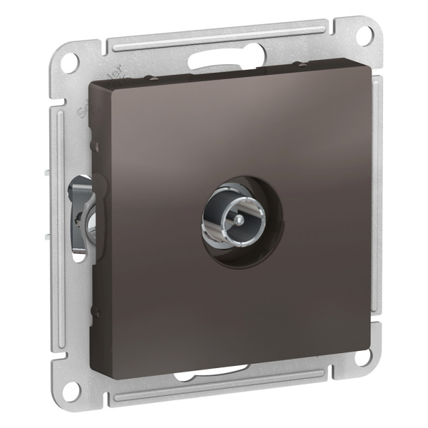 Systeme Electric AtlasDesign Мокко Розетка TV проходная 4DB, механизм