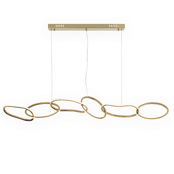 Kink Light 07609-6AL,33 Подвес Сена золото w150*25(размер колец w28*25) h120 Led 55W (3000K)