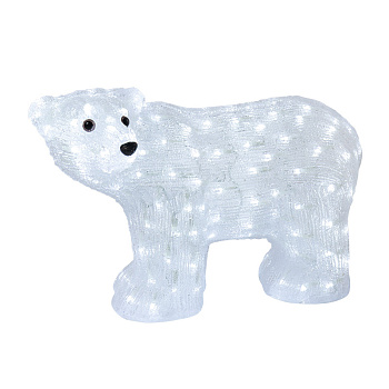 NEON-NIGHT Акриловая светодиодная фигура "Мишка" 60 см, 200 светодиодов, IP65, понижающий трансформатор в комплекте, 513-267 NEON-NIGHT Акриловая светодиодная фигура "Мишка" 60 см, 200 светодиодов, IP65, понижающий трансформатор в комплекте, 513-267