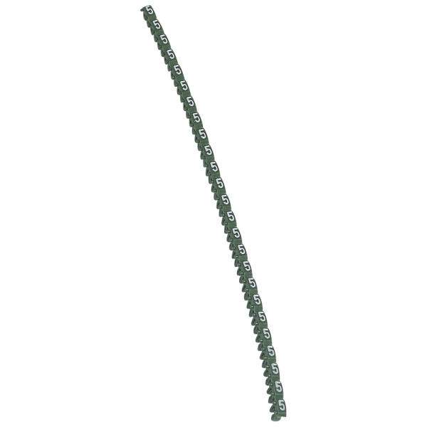 Купить Legrand CAB3 Маркер для кабеля и клемм.блоков цифра "5" 0.15-0.5кв.мм. (зелёный) (упаковка) 038105