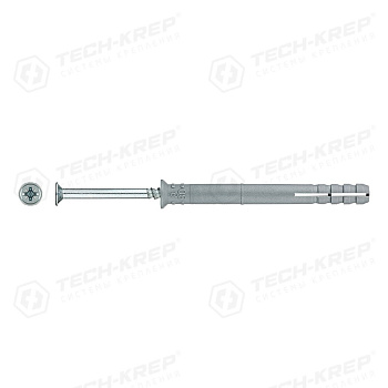 Tech-Krep Дюбель-гвоздь 8х80 пот. манжета (полипропилен) (50 шт) - ведро 104745