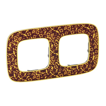 Legrand Valena ALLURE Барокко Пурпур Рамка 2-ая 754442