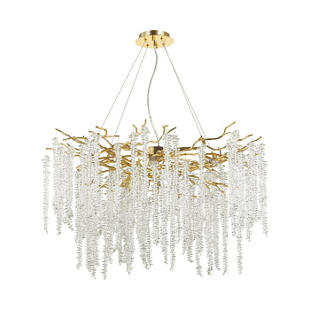 Odeon Light 5005/14 HALL ODL23 487 золотой/прозрачный металл/хрусталь Люстра G9 14*40W BANCHE