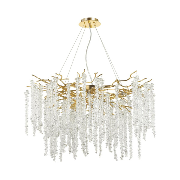 Odeon Light 5005/14 HALL ODL23 487 золотой/прозрачный металл/хрусталь Люстра G9 14*40W BANCHE
