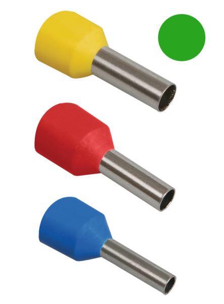 Купить IEK Наконечник НШВИ 16-12 зеленый (20шт/упак)