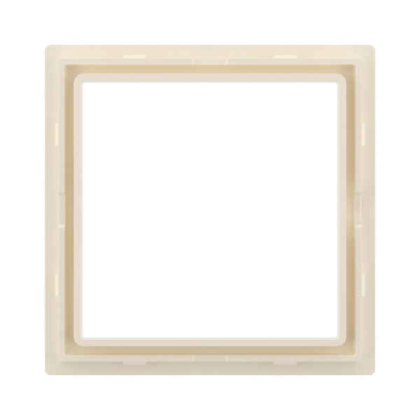 Купить DKC Декоративная вставка для металлических рамок "Avanti", бежевая, 1 пост (2 мод.)