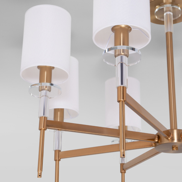 Купить Eurosvet Классическая потолочная люстра 60132/8 латунь a057593