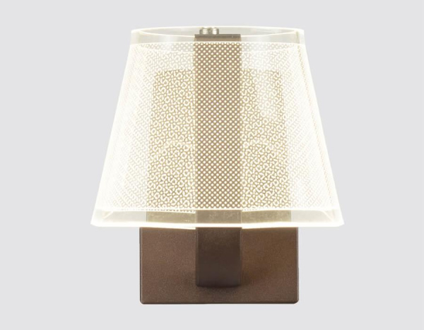 Купить Ambrella Настенный светодиодный светильник с выключателем AK4089 CF кофе LED 3000K/4200K/6400K 13W 170*150*220