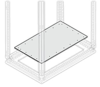 ABB Фланец кабельного ввода глухой W500/D500 1STQ007668A0000