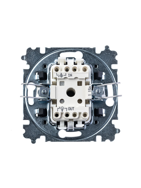 Купить ABB EPJ Levit сталь / дымчатый чёрный Выключатель 1-клавишный 2CHH590145A6069