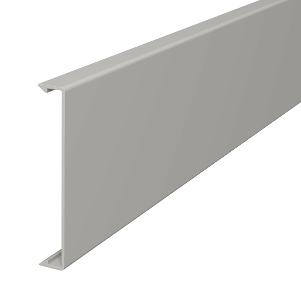 OBO Bettermann Крышка кабель-канала WDK 90x2000 мм, ПВХ серый RAL7030 6022707