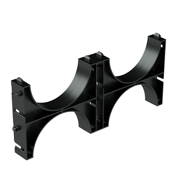 DKC Держатель расстояния (кластер) для двустенных труб, д.160мм, двойной