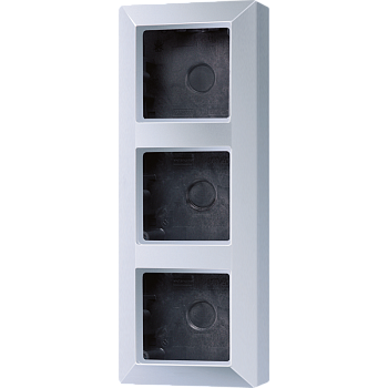 JUNG Коробка для накладного монтажа 3-кратная алюминий AS583AAL